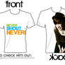 nevershoutnever tshirt design