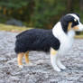 Needle felted Australian shepherd