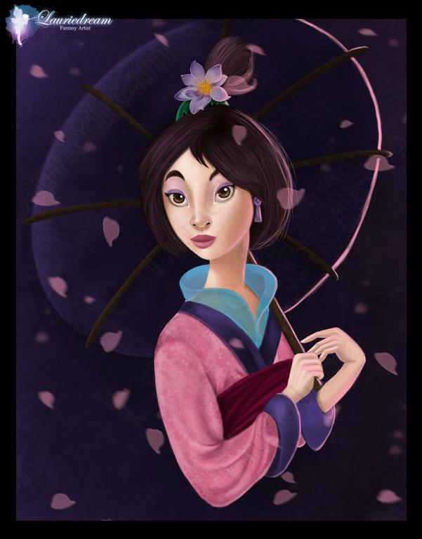 Mulan - Coloring Page