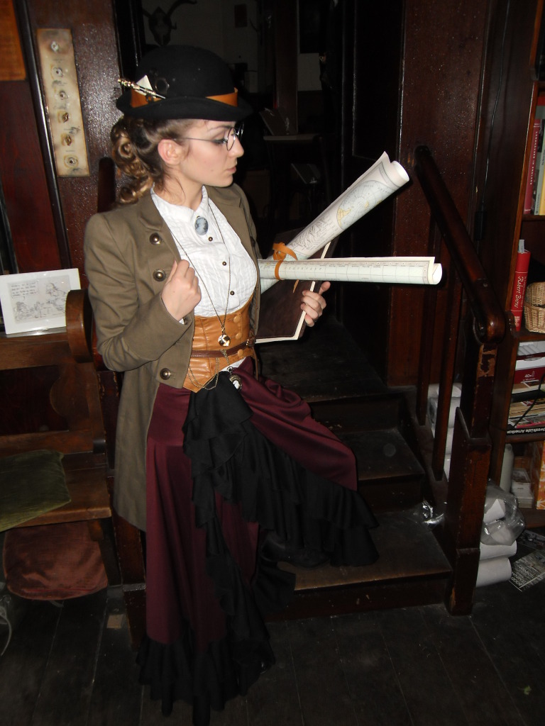 Steampunk scientist