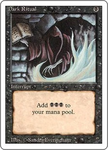 Fav mtg card:dark ritual