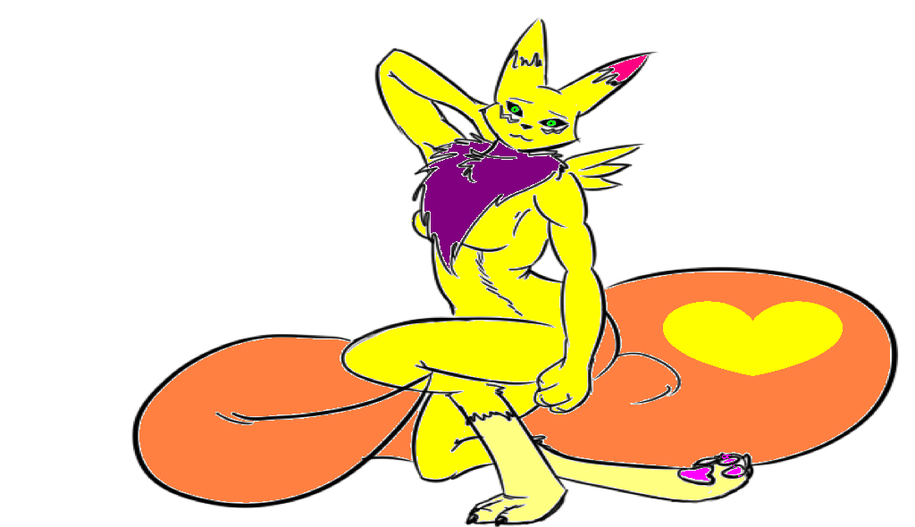 Heart the renamon