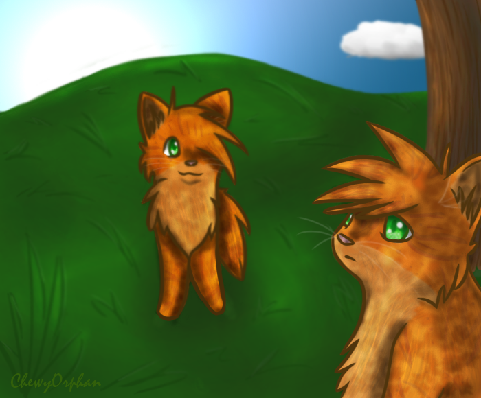 Firestar and Squirrelpaw