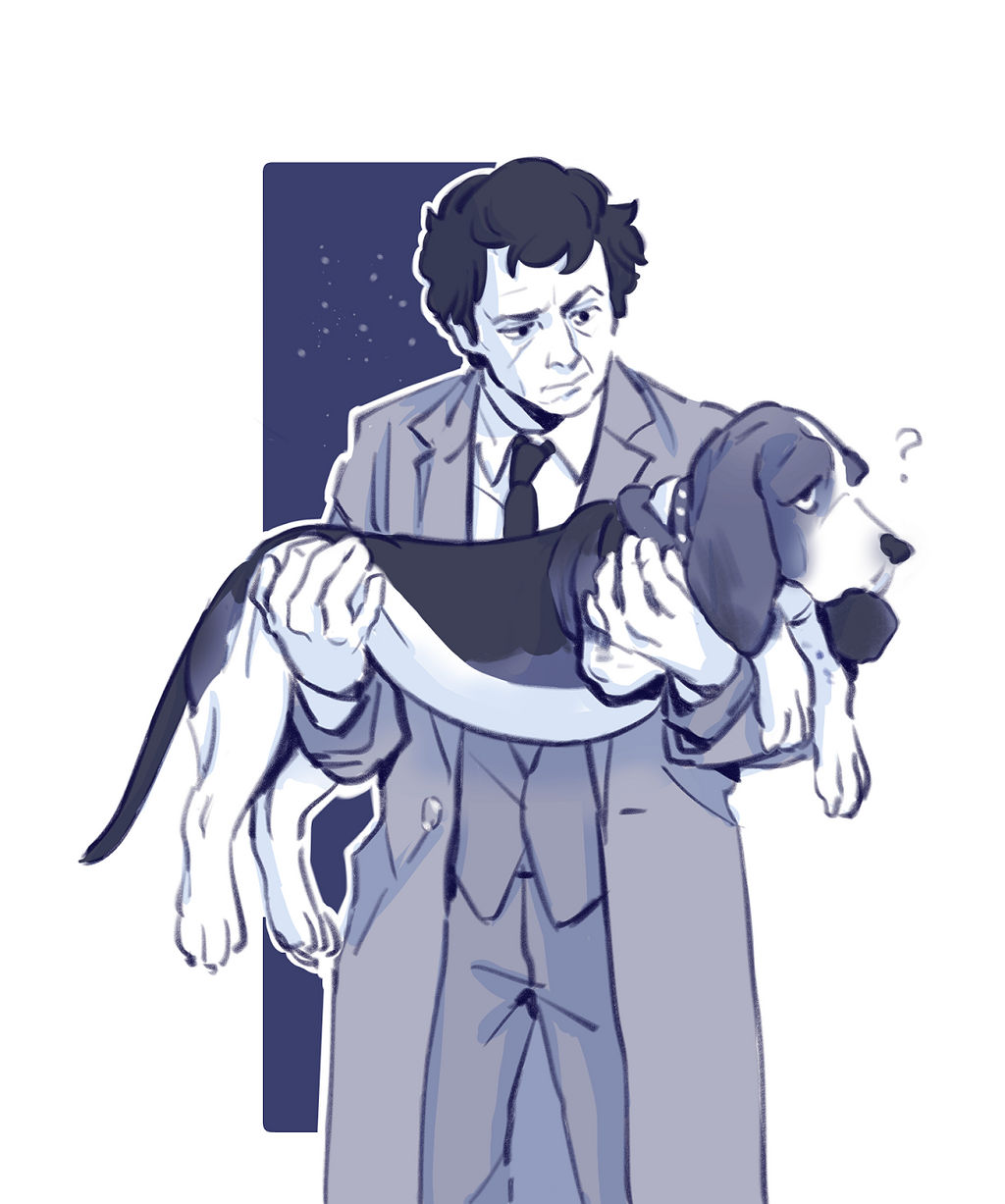 Columbo and Dog by Meriinu on DeviantArt