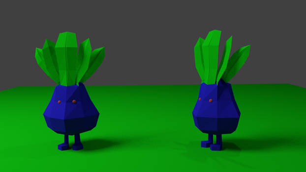 Low Poly Oddish