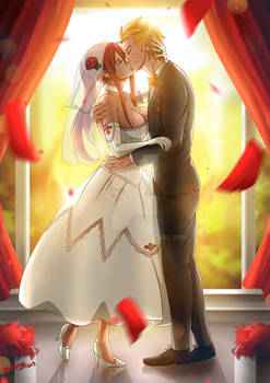 Naruto and Erza wedding