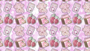 Kawaii Milk Wallpaper