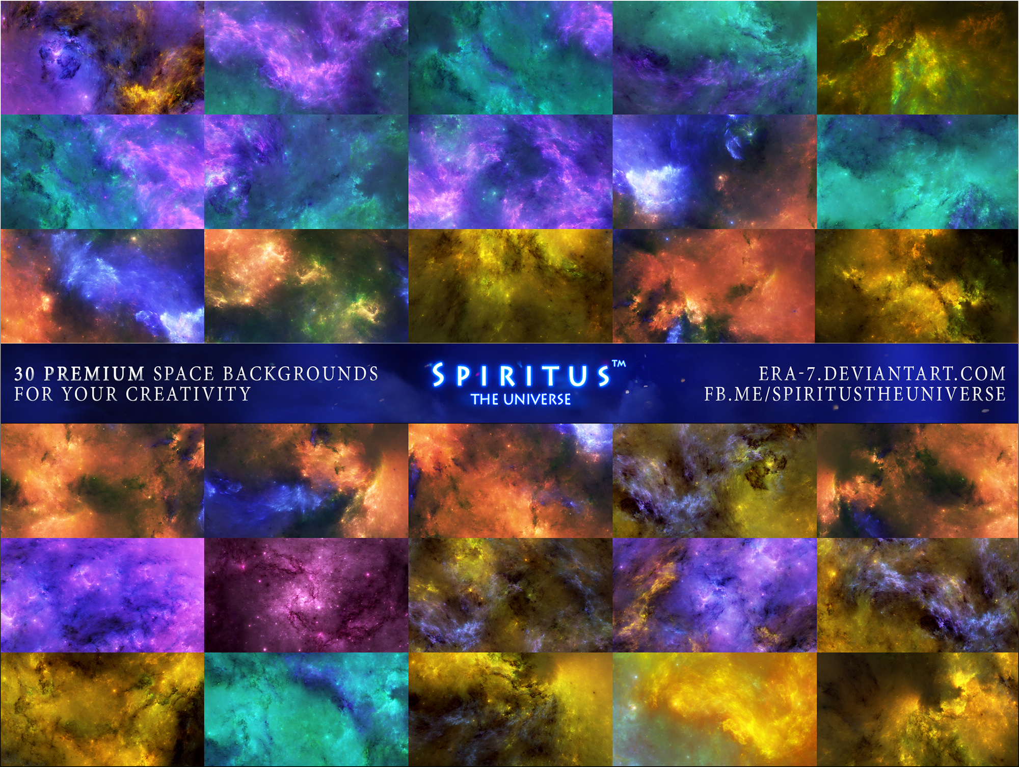 30 SPACE BACKGROUNDS - PACK 15