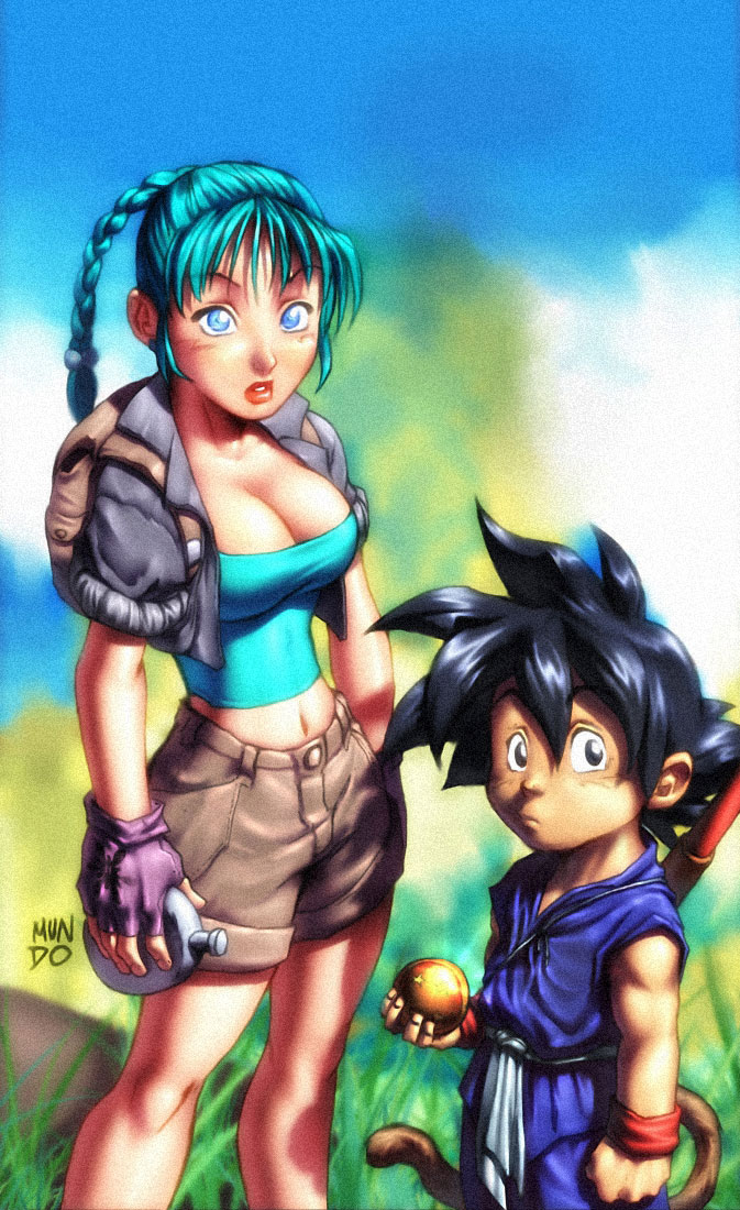 Dragon Ball _Bulma and Goku