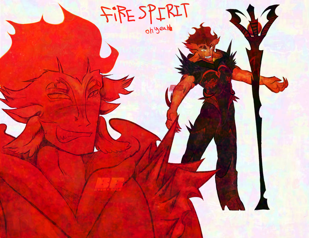 Fire spirit cookie fanart 2 by ALIENNCATSTUDIOZ on DeviantArt