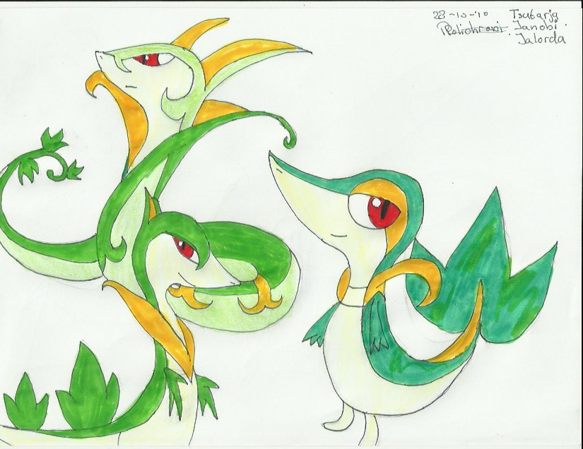 5th gen. starters by falia on DeviantArt