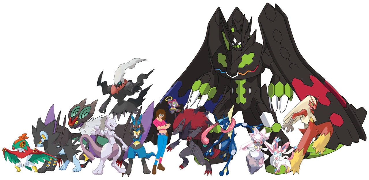 Pokemon Xyz Trainer Hannah And Her Pokemon By Sonicstar21 On Deviantart