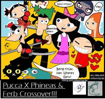 Pucca-Phineas + Ferb Crossover