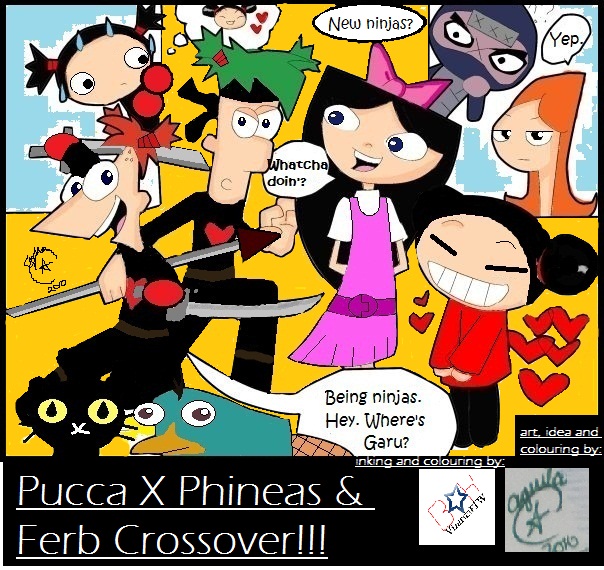 Pucca-Phineas + Ferb Crossover