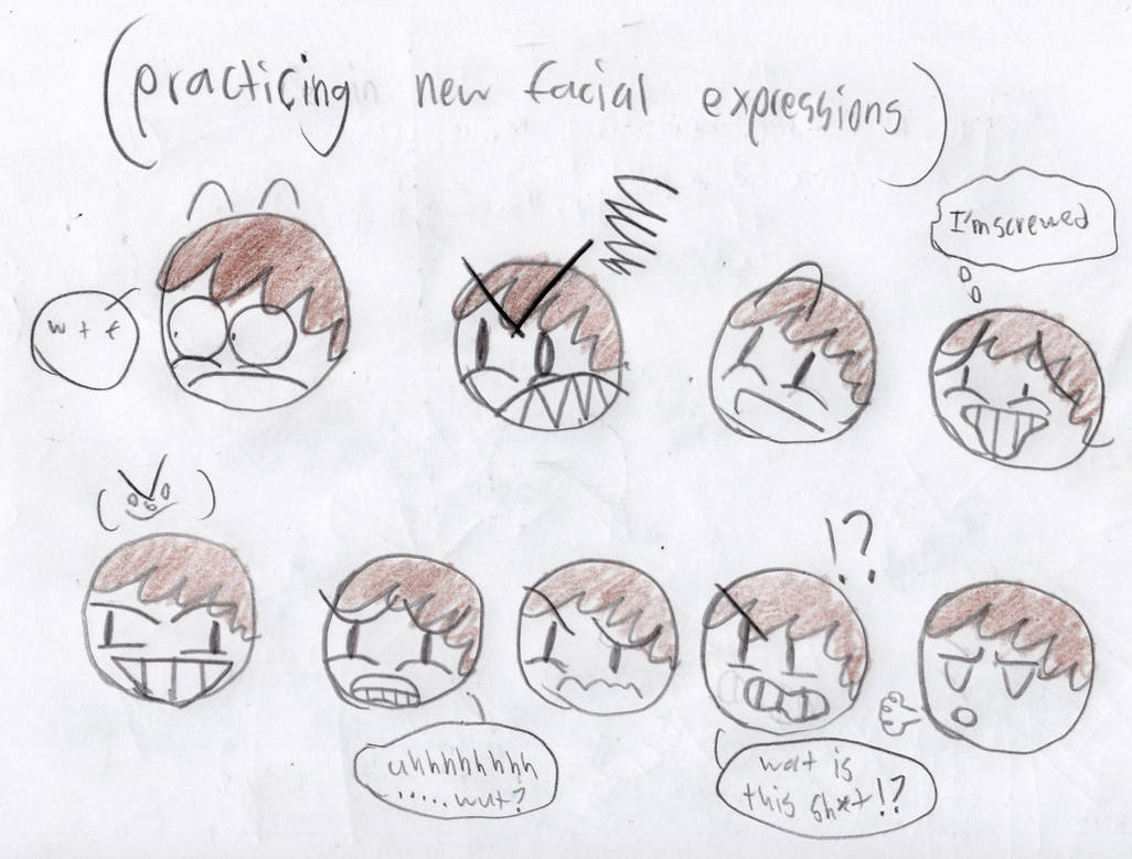 Practicing New Facial Expressions By Creating Creator On Deviantart Practicing New Facial Expressions By Creating Creator On Deviantart