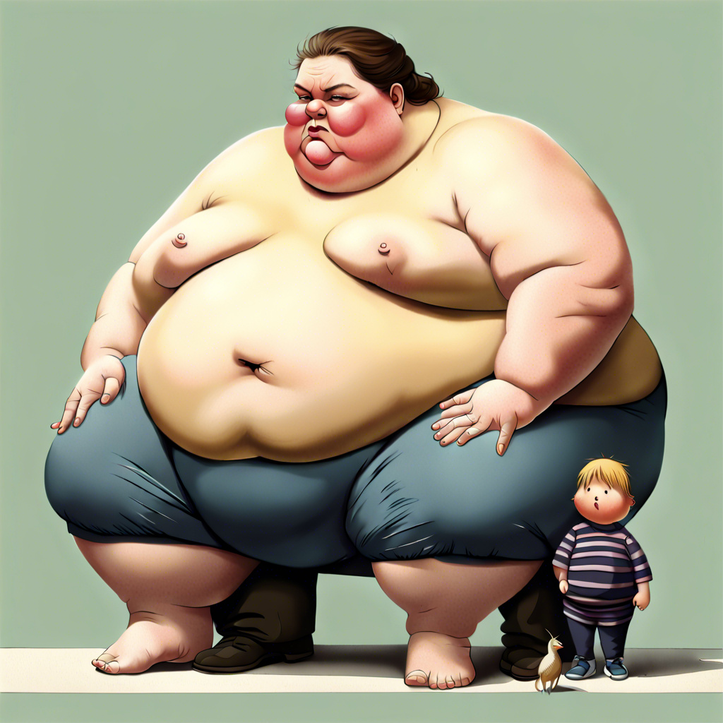 Obese Lady Deviantart Giant Fat lady obese has a big and fat ass, sit an by Jakhal23 on ...