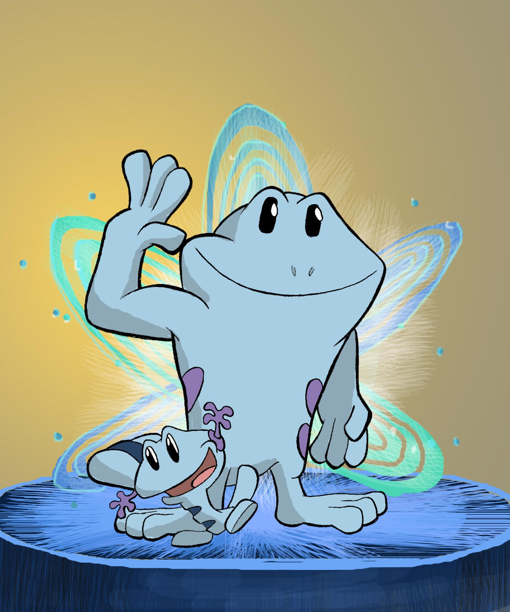 Wooper Evolution by ManicMagician on DeviantArt