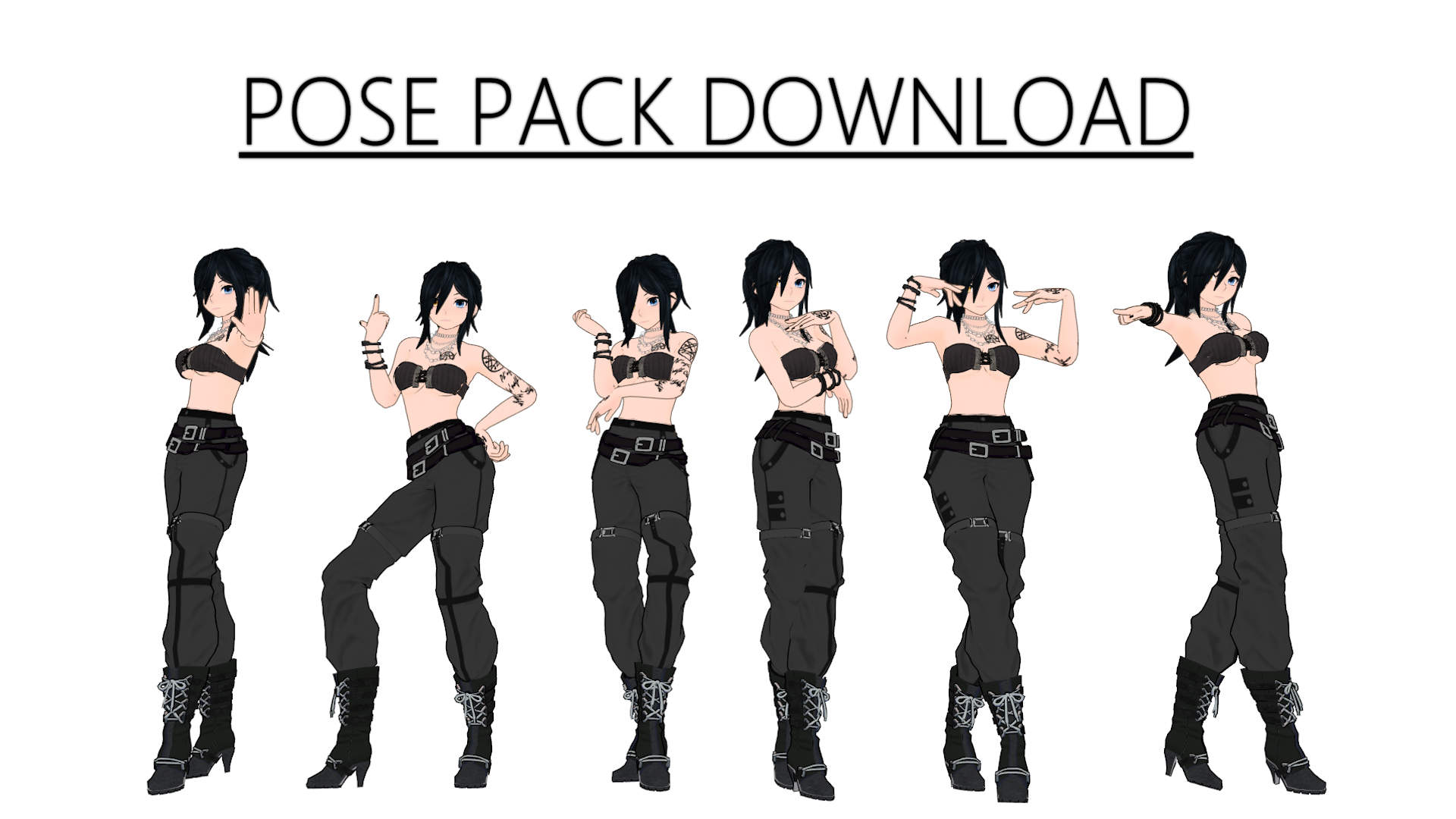 Mmd Model Pack MMD Pose Pack 6 DL by Ayuchan513 on DeviantArt