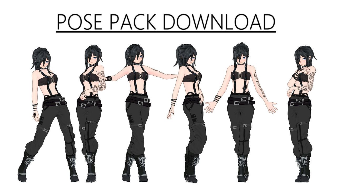 Mmd Model Pack MMD Pose Pack 7 DL by Ayuchan513 on DeviantArt