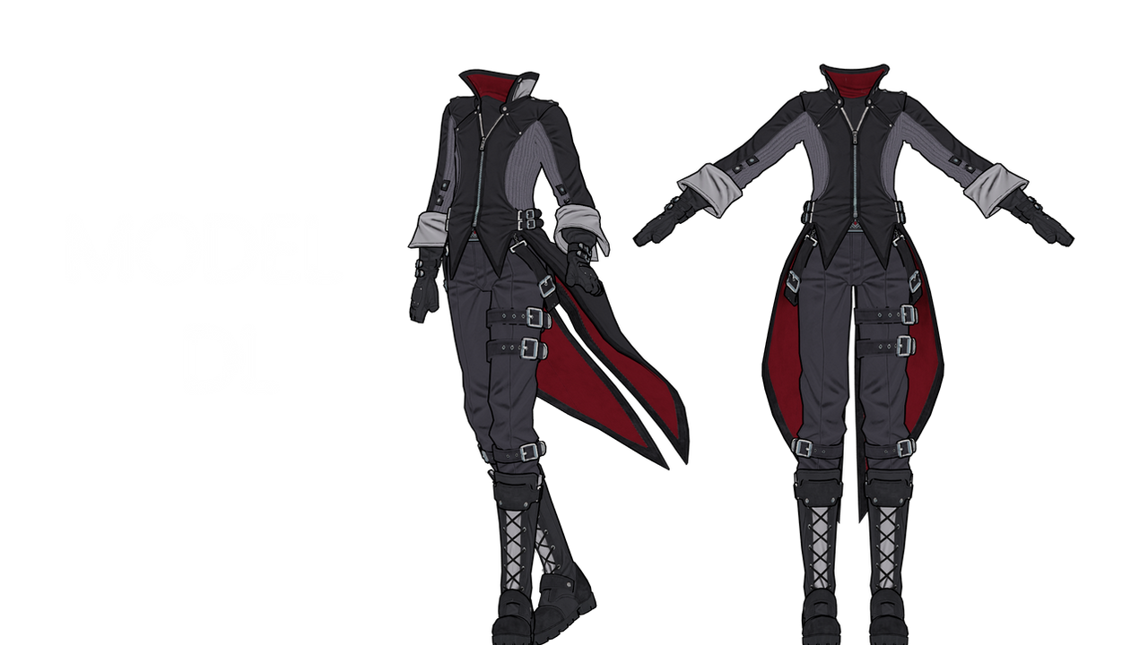 Mmd Code MMD - Code Vein Male Outfit 1 DL by Ayuchan513 on DeviantArt