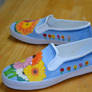 Gerbera shoes, side view