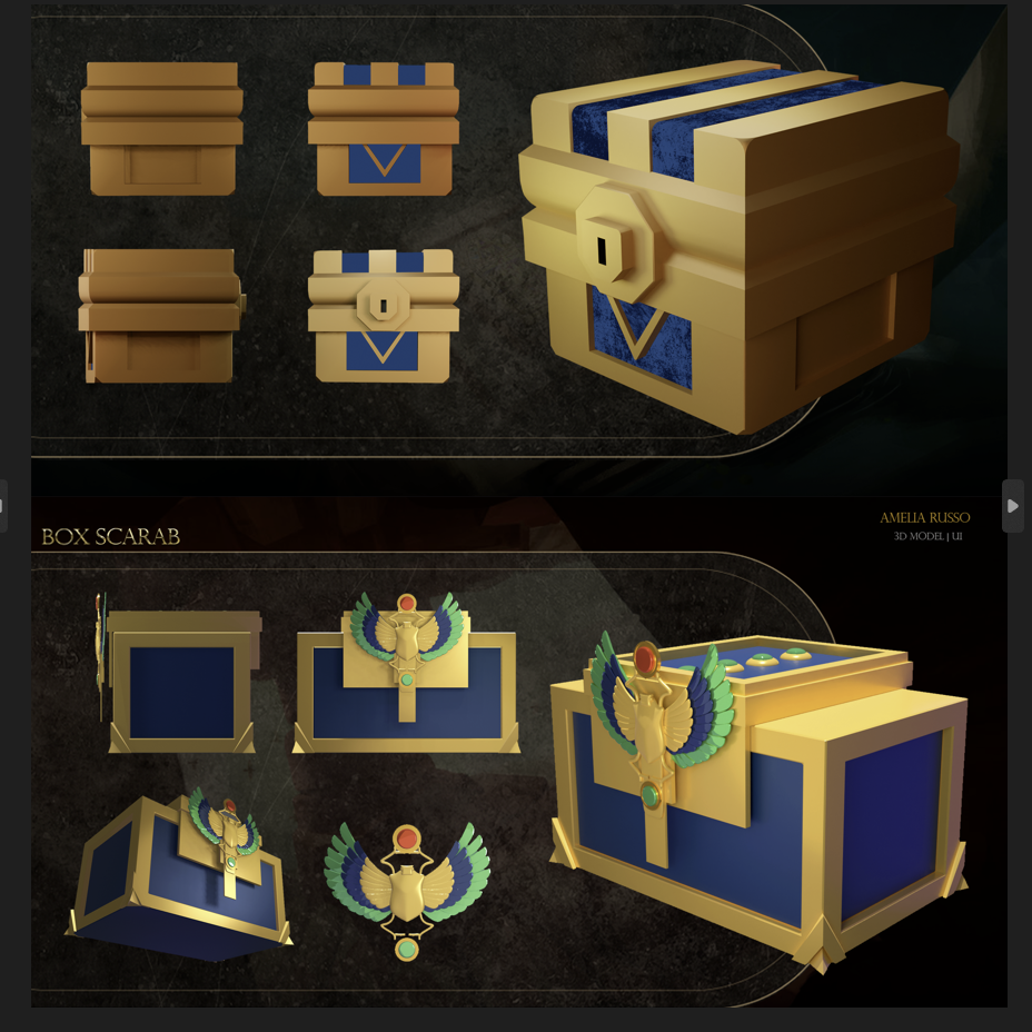 Egyptian Codex Box Egypt BOX UI + 3D MODELS by AmeliaRusso on DeviantArt