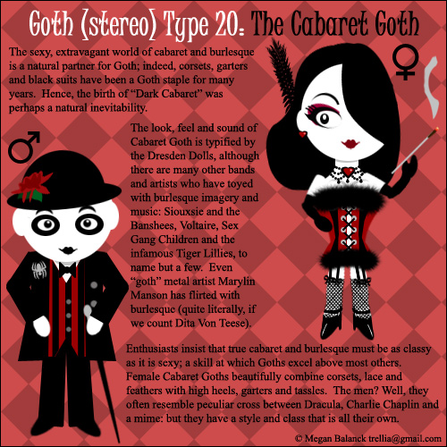 Goth Type 20: The Cabaret Goth by Trellia on DeviantArt Goth Type 20: The Cabaret Goth by Trellia on DeviantArt