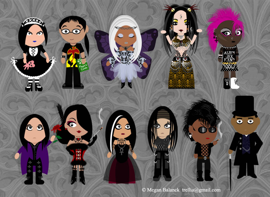 Goth [stereo] Types - Natural Skin Tones