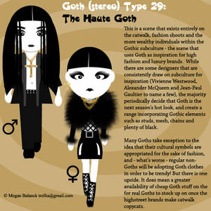 Goth Type 29: The Haute Goth