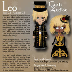 Goth Zodiac: Leo