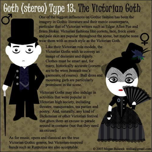 Goth Type 13: Victorian Goth by Trellia on DeviantArt