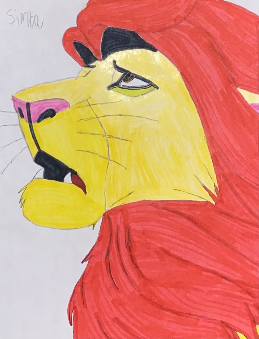 lion roar / simba roar lion king 1994 