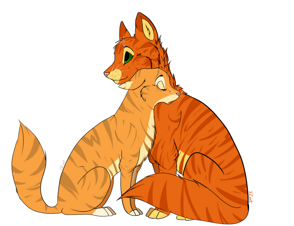 Firestar and Sandstorm by KZcat on DeviantArt