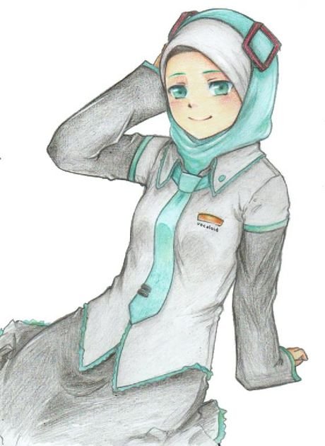 Hijabed Miku