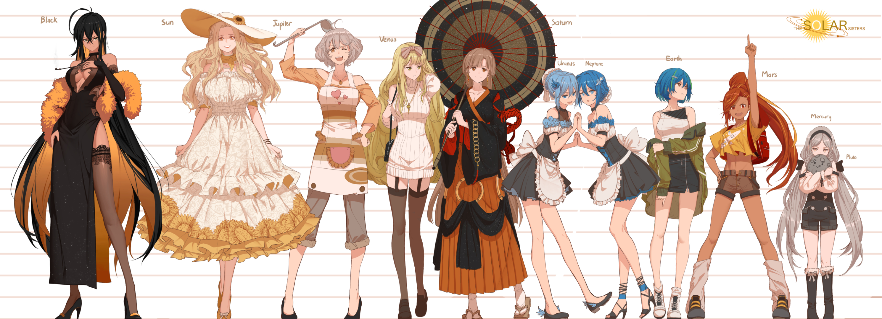 Solar sisters by dishwasher1910 on DeviantArt Solar sisters by dishwasher1910 on DeviantArt