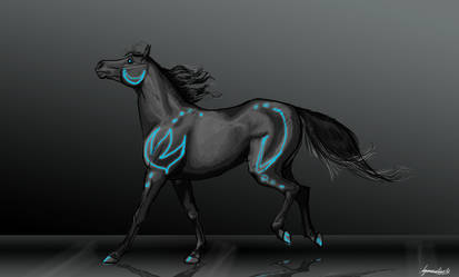 Blue Fire - Horse