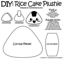 Rice Cake Plushie Template