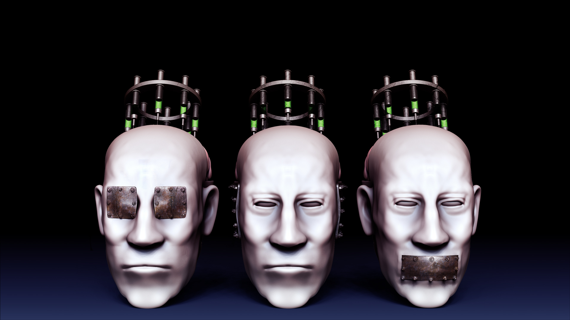 See no evil, Hear no evil, Speak no evil by Simulacrumble on DeviantArt