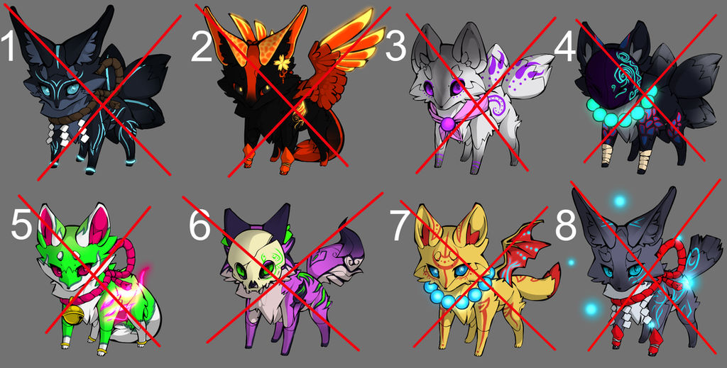 Fox Adaptables Fox Adoptables 5 CLOSED by Mihiru93 on DeviantArt