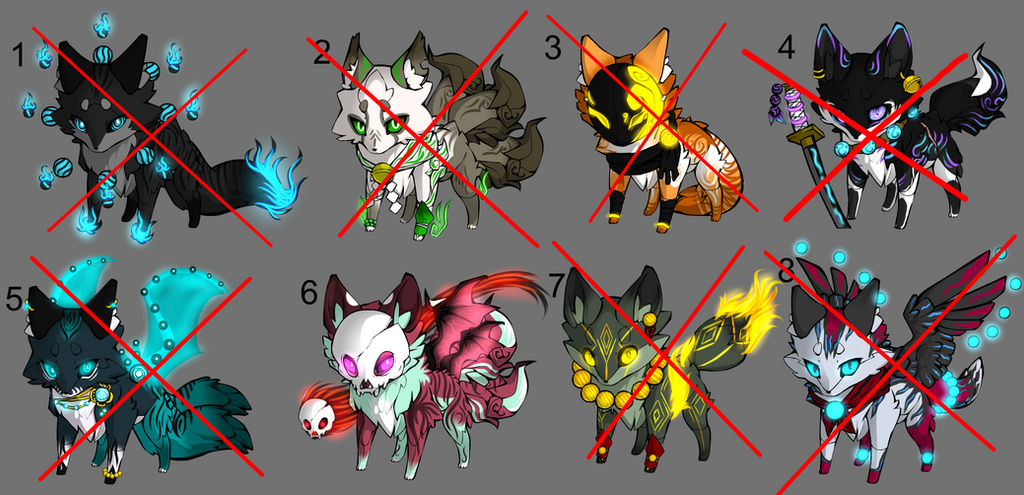 Fox Adaptables Fox Adoptables Closed by Mihiru93 on DeviantArt