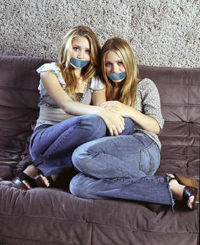 The Olsen Twins Gagged