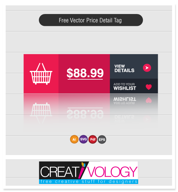 Free Vector Price Detail Tag