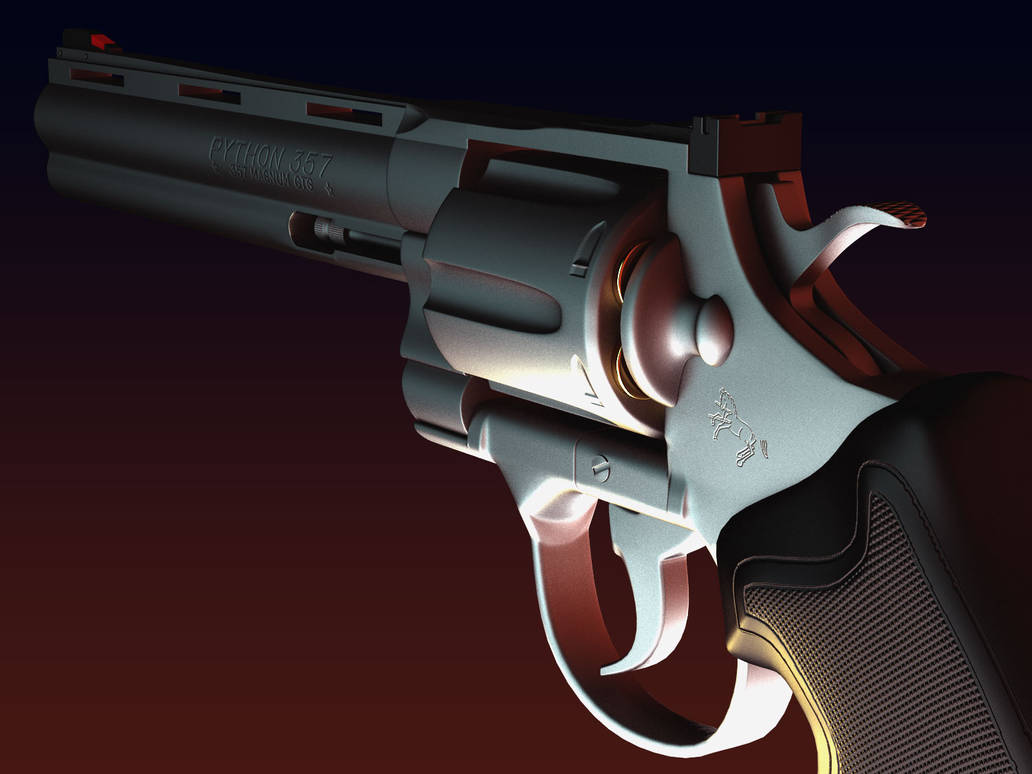 Colt Python Revolver by basem2b2 on DeviantArt
