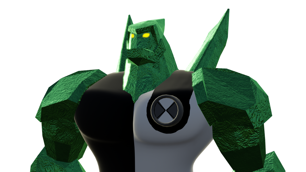 Ben 10 Race Against Time Style Diamondhead Render by HassaanProductions ...