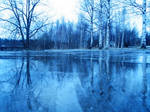 On the Ice - Blue by hellie-stock