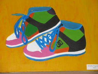 painted shoes