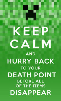 Keep Calm Minecraft