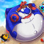 Beached Yoshi