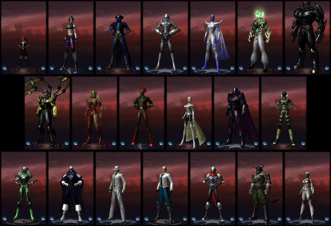 City of Heroes Characters by AkuTenshiiZero on DeviantArt