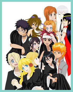 Bleach Group With OCs